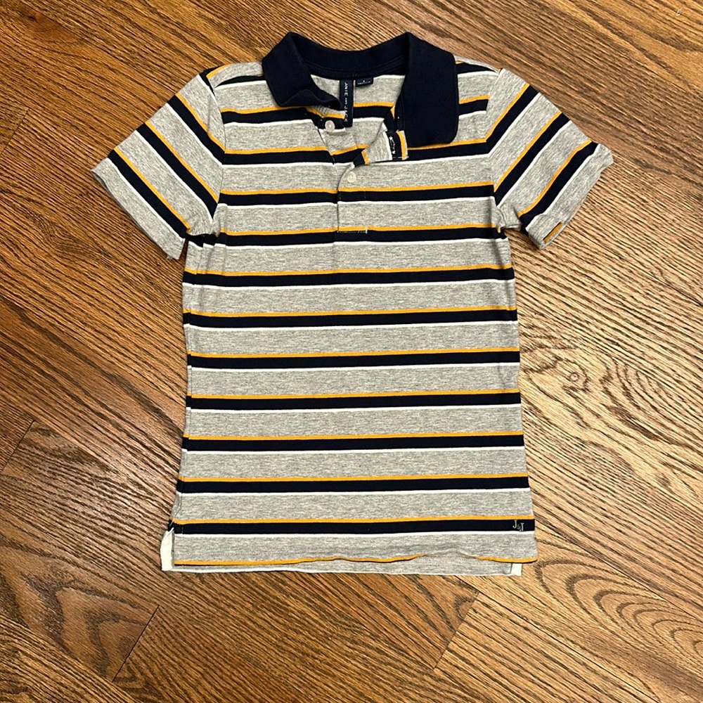 GUC Janie and Jack Striped Polo; Size 6